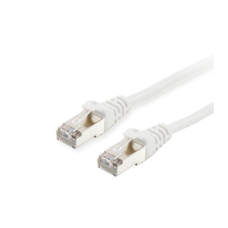 EQUIP 605511 Cat.6 S/FTP Patch Cable, 2.0m , White, 8.34x11.68x2000mm