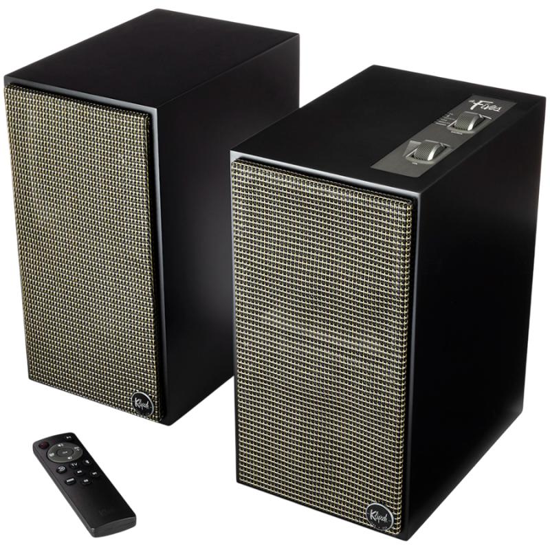 Klipsch The Fives, Powered Speakers, Matte Black, Pair
