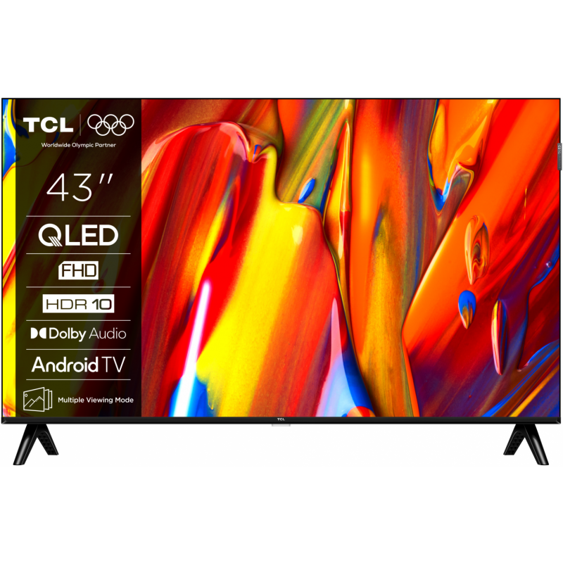 Televizor TCL QLED 43V5C, 108 cm, Smart Google TV, Full HD, (Model 2025)