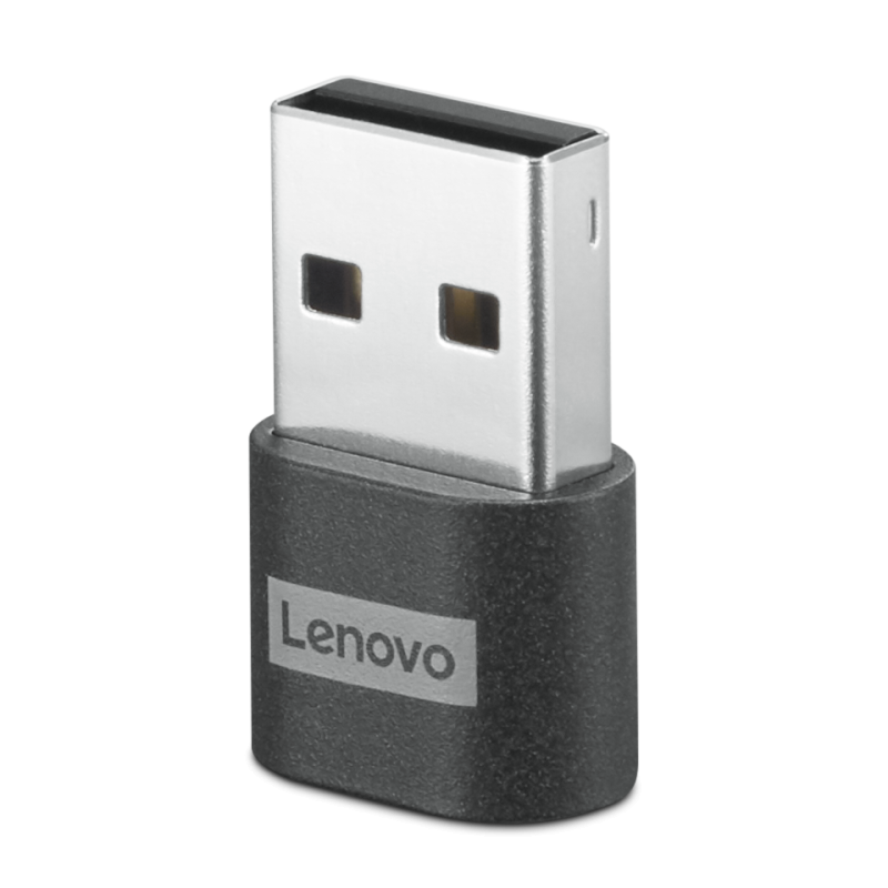 Lenovo USB-C to USB-A  Adapter; Weight: 2.5g; Connectivity: USB-C to USB-A; Color: Black; Max Power Consumption: 500mA; Warranty Period: 1Y