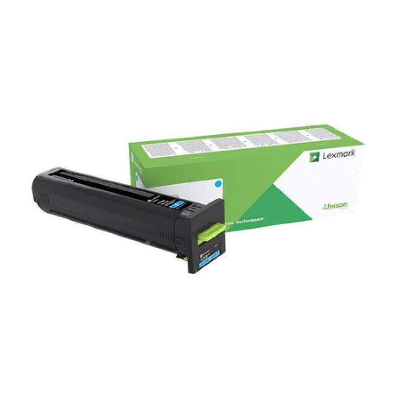LEXMARK 72K2XCE CYAN  RET PROGRAM TONER, Capacitate: 22k pagii, Compatibilitate: CS820dte, CS820dtfe, CS820de.