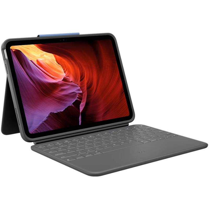 LOGITECH Rugged Folio for iPad 10th gen - OXFORD GREY - (US) - INTNL-973