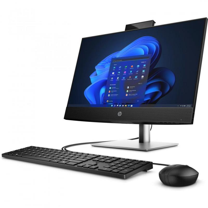 All-in-One HP ProOne 440 G9 23.8 inch Non-Touch IPS WLED FHD (1920x1080) Anti-Glare cu procesor Intel Core i5-13500T 14 Core, video integrat Intel UHD Graphics, RAM 16GB DDR4, SSD 512GB, No Included Keyboard, HP 125 Black Wired Mouse, Sursa 120W, Black, M