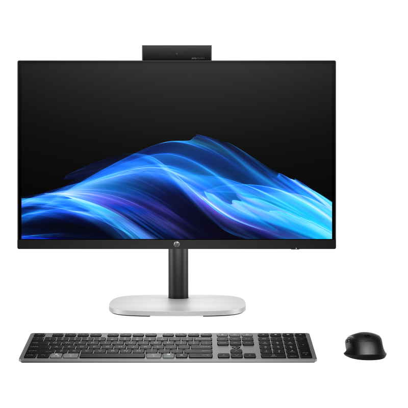 All-in-One HP ProStudio 4 G1i 23.8 inch Non-Touch IPS FHD (1920x1080) LBL Anti-Glare 250 nits, Intel Core Ultra 7 265T 10-Core (1.5GHz, up to 5.3GHz, 30MB), video integrat Intel Graphics, RAM 32GB DDR5 5600MHz (1x32GB), SSD 1TB PCIe-5x4 2280 M.2, No ODD, 