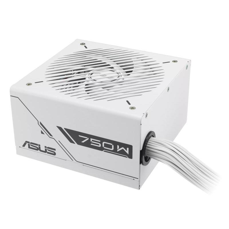 ASUS Prime 750W Bronze White Edition. Total power: 750 W, AC input voltage: 100 - 240 V, Power Factor Correction (PFC) type: Active.  Motherboard power connector: 20+4 pin ATX, Motherboard power cable length: 60 cm, SATA power cable length: 120,400 mm. Pu