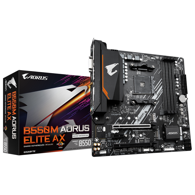 Placa de bază Gigabyte B550M AORUS ELITE AX AM4