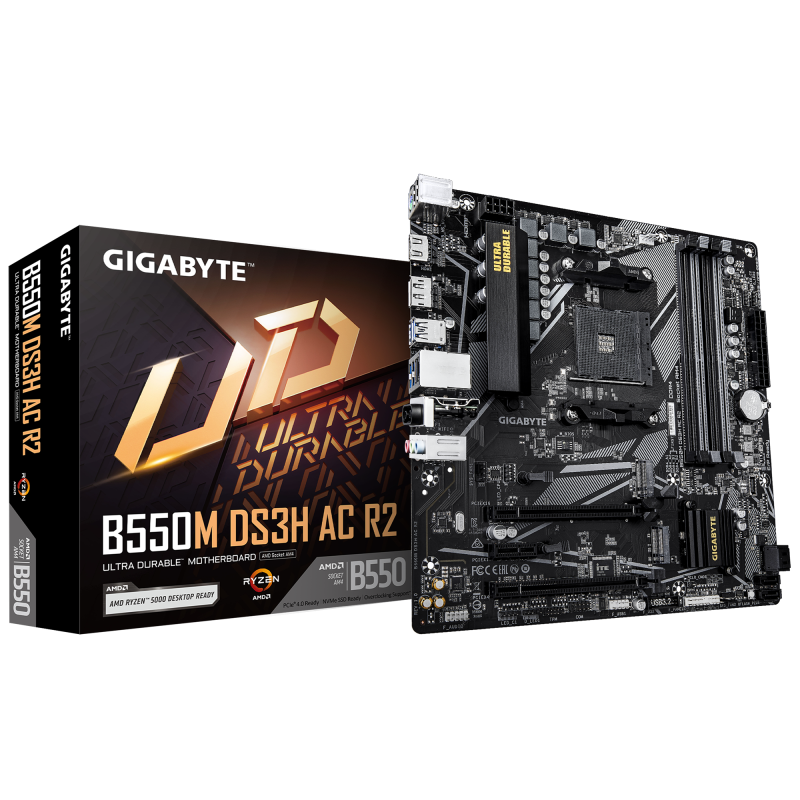 Placa de bază Gigabyte B550M DS3H AC R2 AM4