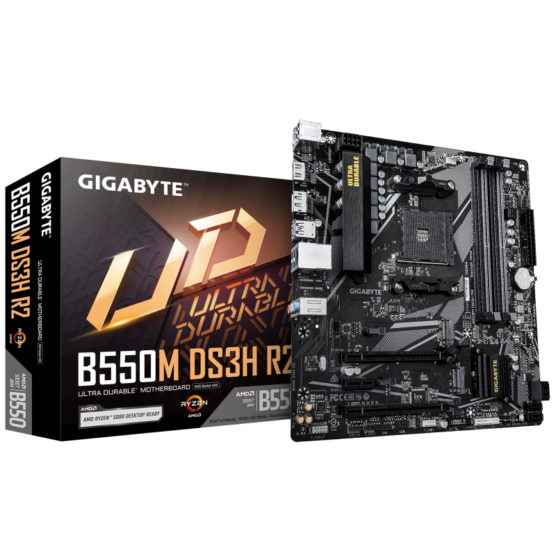 Placa de bază Gigabyte B550M DS3H R2 AM4