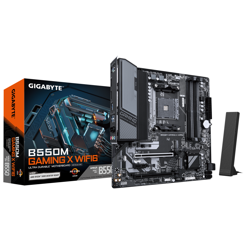 Placa de bază Gigabyte B550M GAMING X WIFI6 AM4