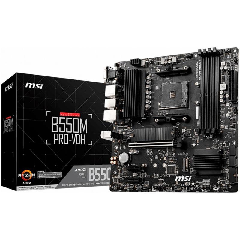 Placa de Baza MSI B550M PRO-VDH AM4