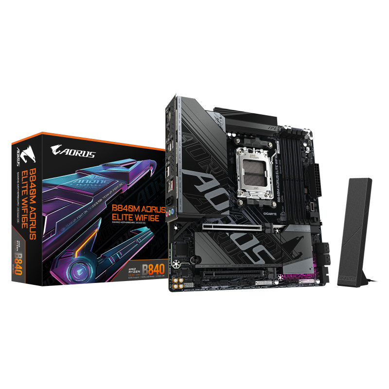 Placa de bază Gigabyte B840M AORUS ELITE WIFI6E AM5