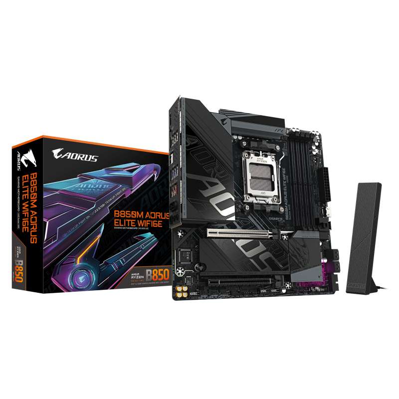 Placa de bază Gigabyte B850M AORUS ELITE WIFI6E AM5