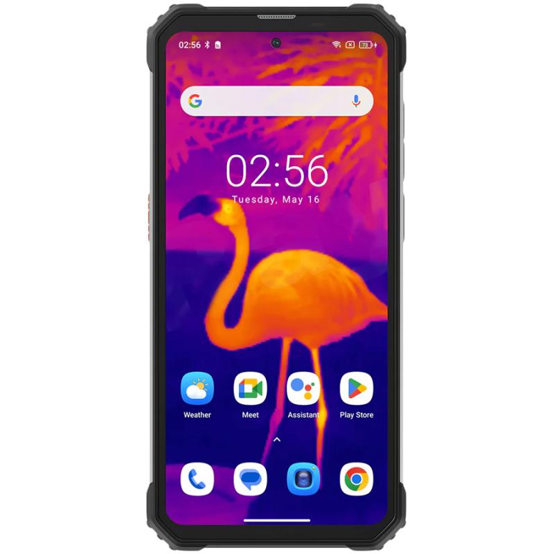 Blackview BV8900 Rugged LTE 8GB/256GB 6.5-inch FHD+ 1080x2400 Octa-core 64MP+5MP/16MP Thermal camera Battery 10000mAh Type-C Android 13 Fingerprint NFC Dual SIM SD card slot No charging MIL-STD-810G Black