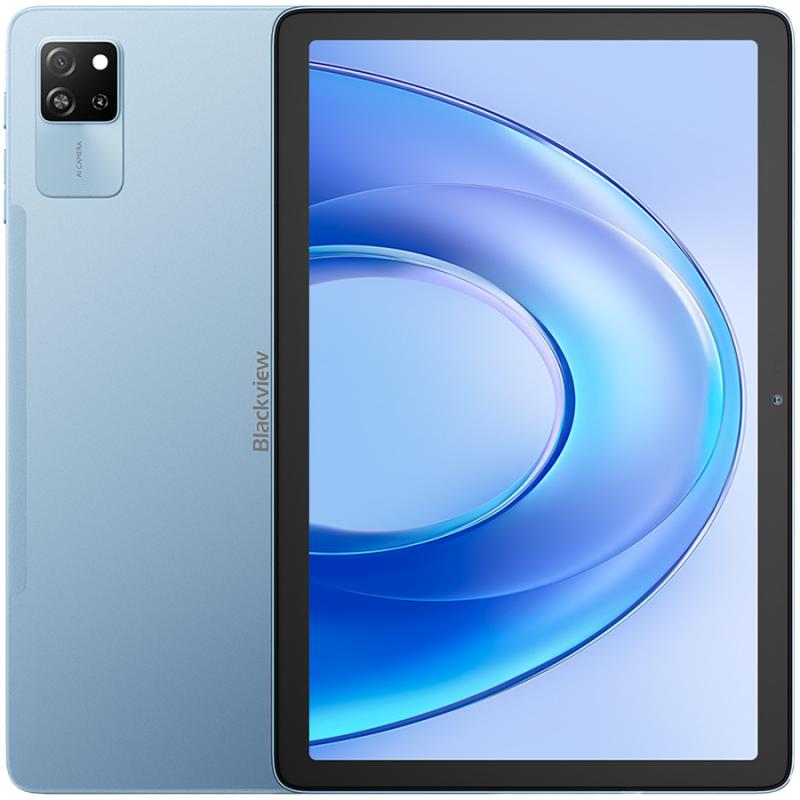 Blackview Tab 60 Pro LTE 4GB/128GB, 10.1-inch HD+ 800x1280 IPS LCD, Octa-core T606 1.6GHz, 5MP Front/8MP Back Camera, Battery 7000mAh, USB Type-C, Android 14, SD card slot, Blue