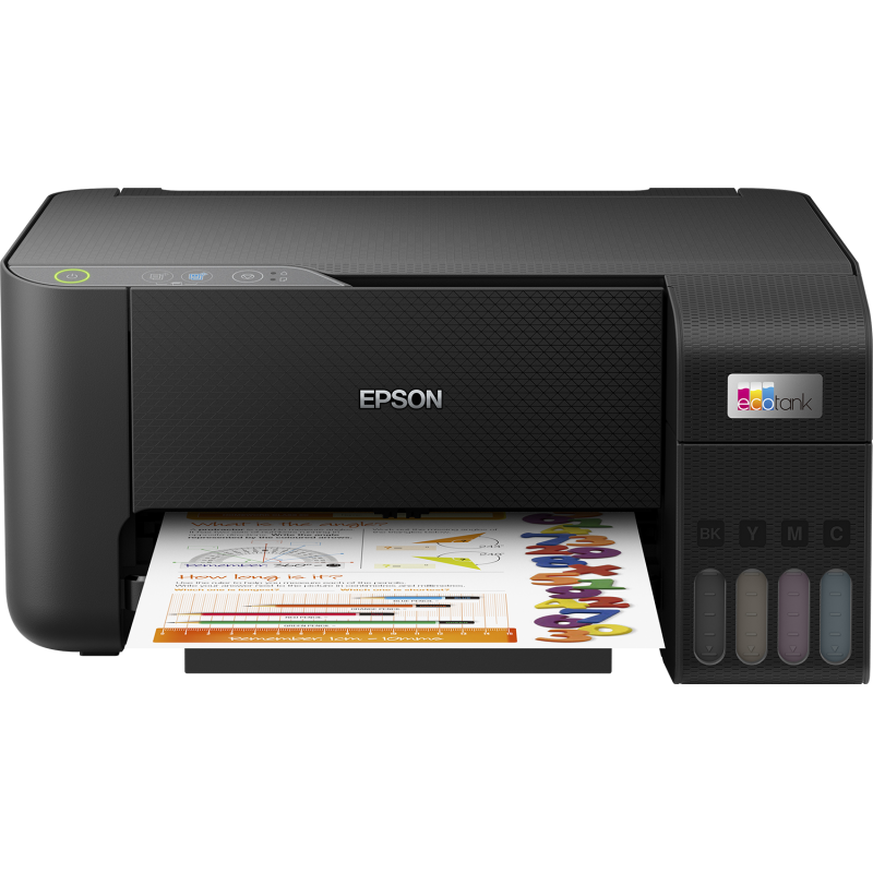 Multifunctional inkjet color Epson EcoTank CISS L3230, dimensiune A4 (Printare,Copiere, Scanare), printare borderless, viteza 33ppm alb- negru, 15 ppm color, rezolutie 5760 x 1440 dpi, alimentare hartie 100 coli,scanner CIS rezolutie 600 x 1200 DPI, consu