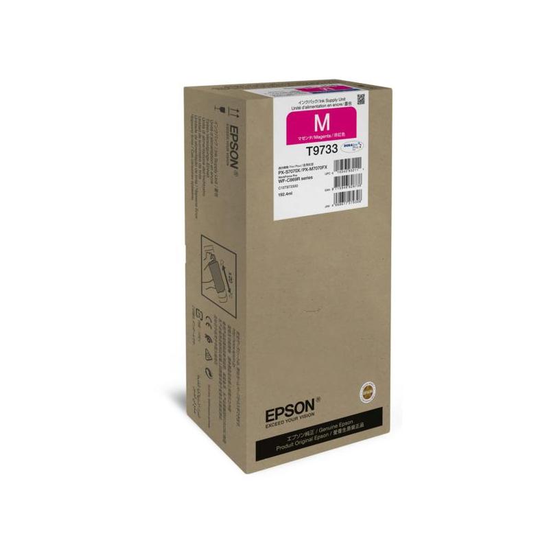 Cartus cerneala Epson T9733 Magenta, capacitate 192.4 ml., pentru WF- C869R, Blue Angel.