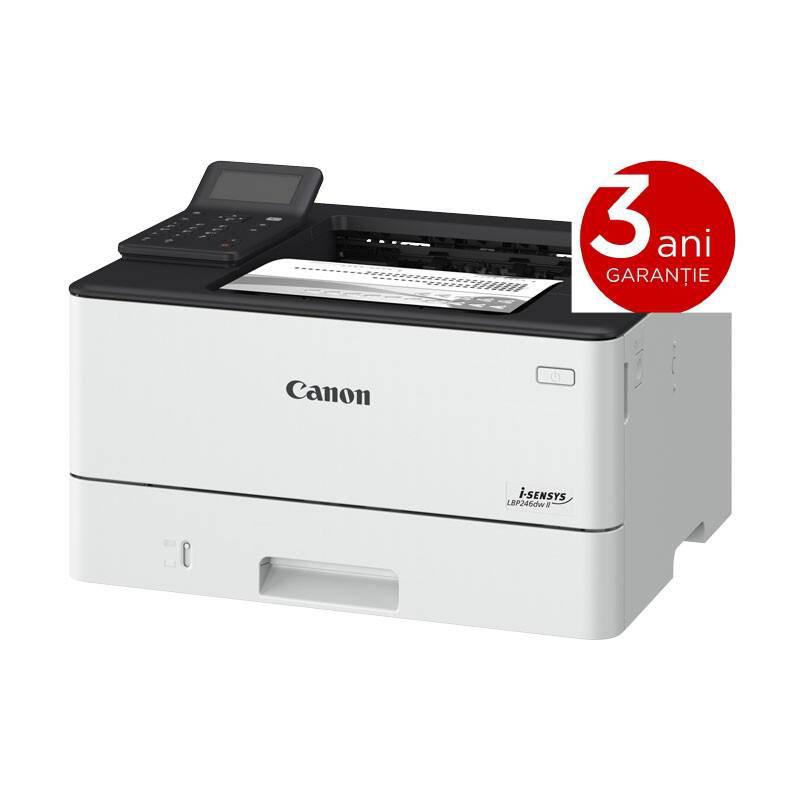 CANON LBP243DW II MONO LASER PRINTER, Format A4, Viteza printare: 36ppm, Duplex automat, Rezolutie: 1200 x 1200 dpi, FPO: 5 sec., Limbaje printare:  UFRII, PCL 5e1, PCL6, Capacitate hartie: standard-250+100 coli, max.-900 coli, Interfata: USB, WI-FI, Rete
