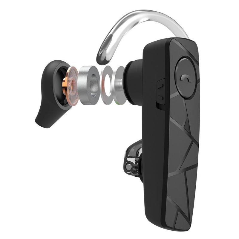 Casca Bluetooth Tellur Vox 60, frecventa  2,4 GHz, clasa 2, frecventa microfon 100Hz~8kHz, timp de vorbite până la 8,5 ore, interfata USB-C, negru