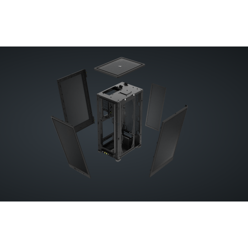 Carcasa Corsair 2000D Airflow Mini-ITX NEGRU