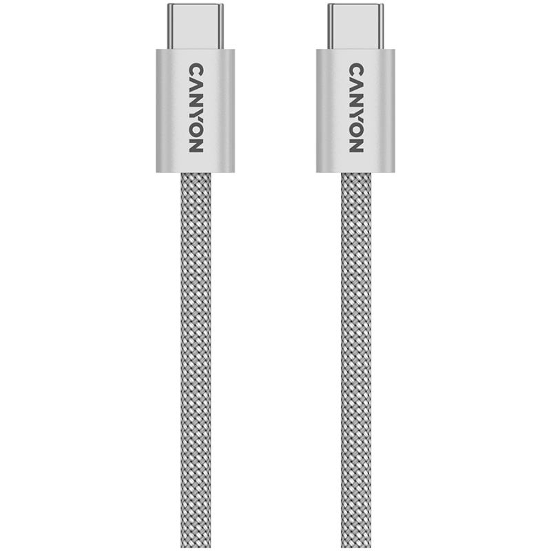 CANYON cable OnWire 60MG C-C 60W Magnet Braided 1m Light Grey