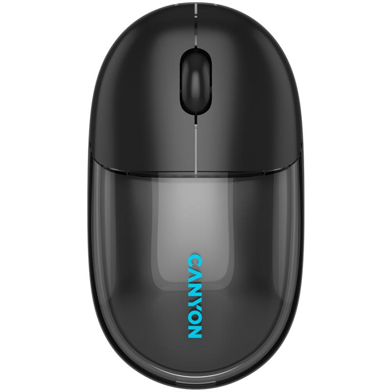 CANYON mouse OnClick 24 BT/ Wireless Transparent/Black