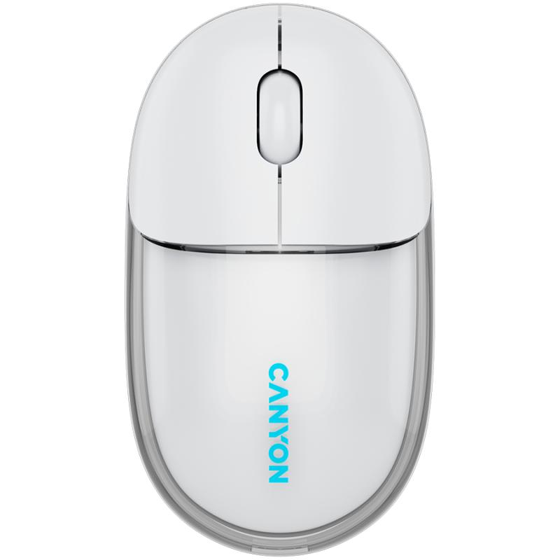 CANYON mouse OnClick 24 BT/ Wireless Transparent/White