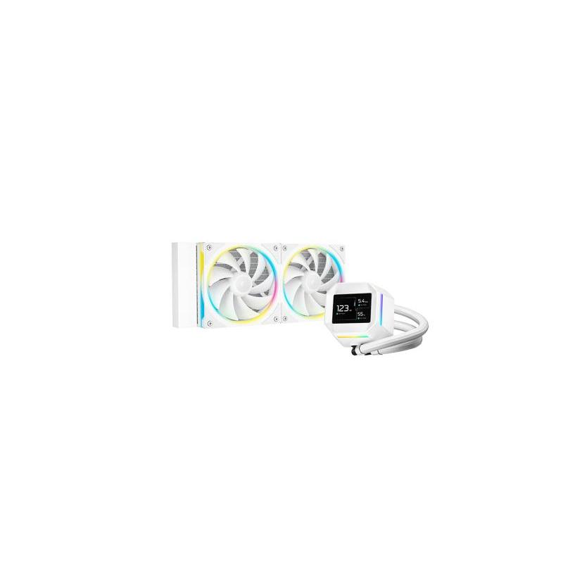CPU COOLER DEEPCOOL LM240 RGB WHITE