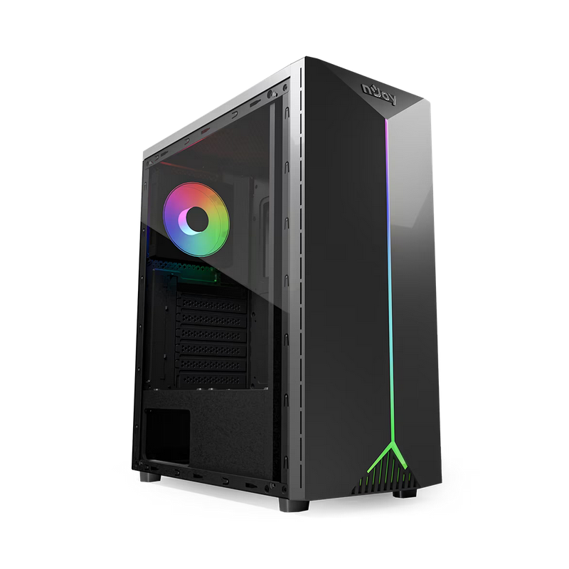 CARCASA NJOY PC ANIL Mid Tower NEGRU