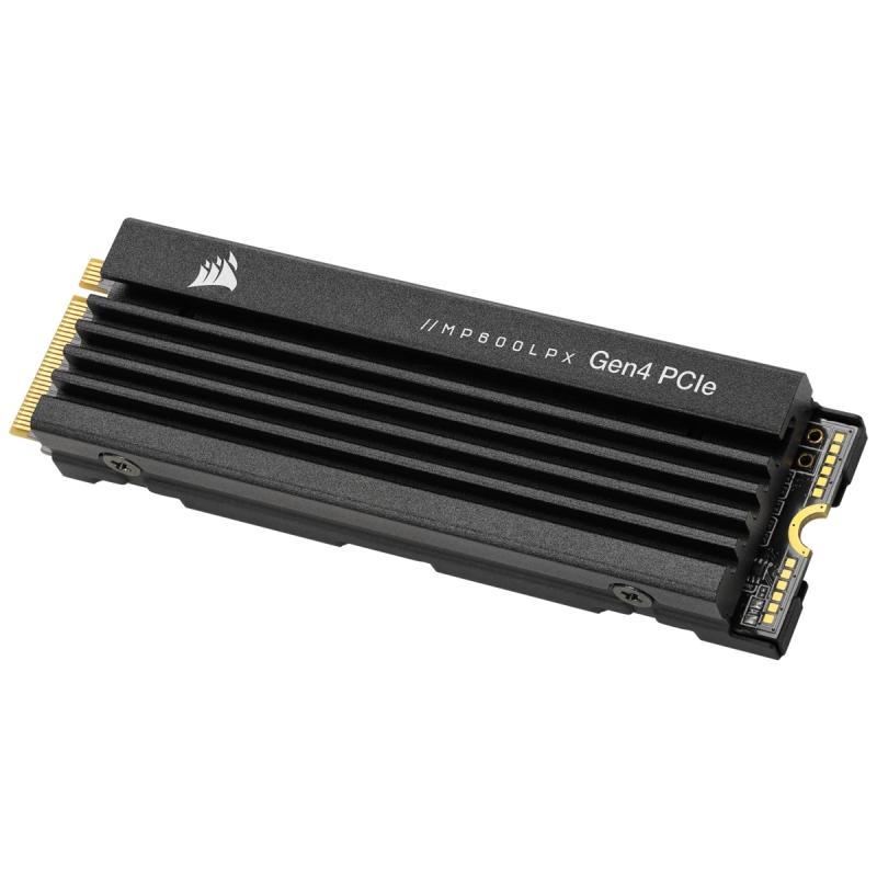 SSD CORSAIR MP600 PRO LPX 4TB PCIE Gen4 x4 NVMe M.2, compatibil PS5, viteza de citire 7100 MB/s, viteza de scriere 6800MB/s