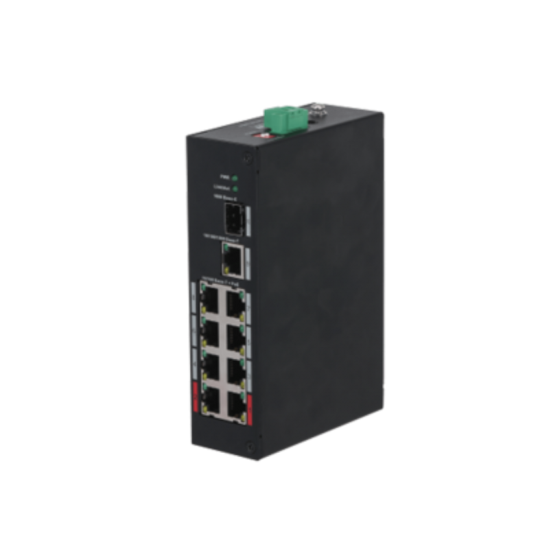 Dahua Switch 8 porturi, POE, PFS3110-8ET-96-V2, Standarde retea: IEEE802.3/IEEE802.3u/IEEE802.3X/IEEE 802.3ab/IEEE802.3z, Capacitate de comutare: 7.6 Gbps, Rata de transfer: 4.17 Mpps, Porturi POE: 1,2,4,5 (V+) / 3,6,7,8 (V-), distanta POE: 250m, Interfat