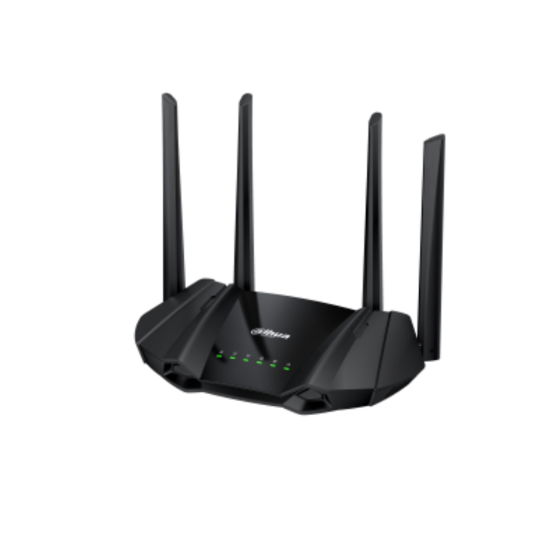 DAHUA AX1500 WIRELSS ROUTER DH-AX15M, Standarde wireless: 2.4 GHz: 802.11 b/g/n, 5 GHz: 802.11 a/n/a/ac/ax, Dual Band; 2.4 GHz: 300 Mbps, 5 GHz: 1201 Mbps, interfata: 1 x 10/100/1000Mbps WAN, 2 x 10/100/1000Mbps LAN, Memorie: 128 MB Flash, 128 MB RAM, dim