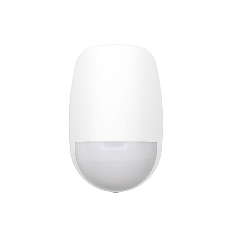 Detector PIR - dual tech cu imunitate la animale Hikvision DS-PDD12-EG2, raza de detectie: 12m / 85.9°, viteza de detectie: 0.3 to 2 m/s, imunitate la animale pana la 10kg, Optional/Automatic sensitivity, Digital temperature compensation, 24G microwave, r