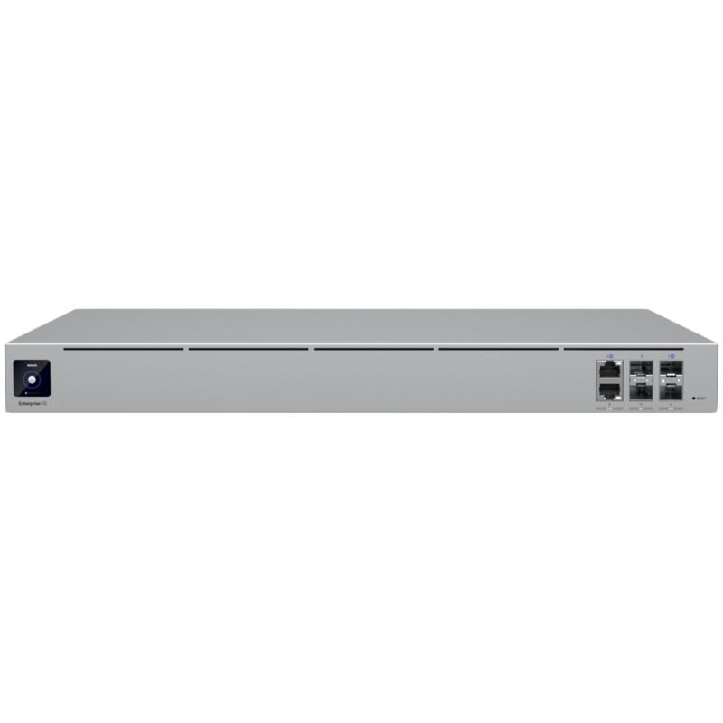Ubiquiti UniFi EFG-EU 25G Enterprise-grade 25 Gbps UniFi Cloud Gateway with two WAN ports, 12.5 Gbps routing with IDS/IPS, (2) 25G SFP28, (2) 10G SFP+, and (2) 2.5 GbE RJ45 ports, 2x included hot-swap PSUs for power redundancy