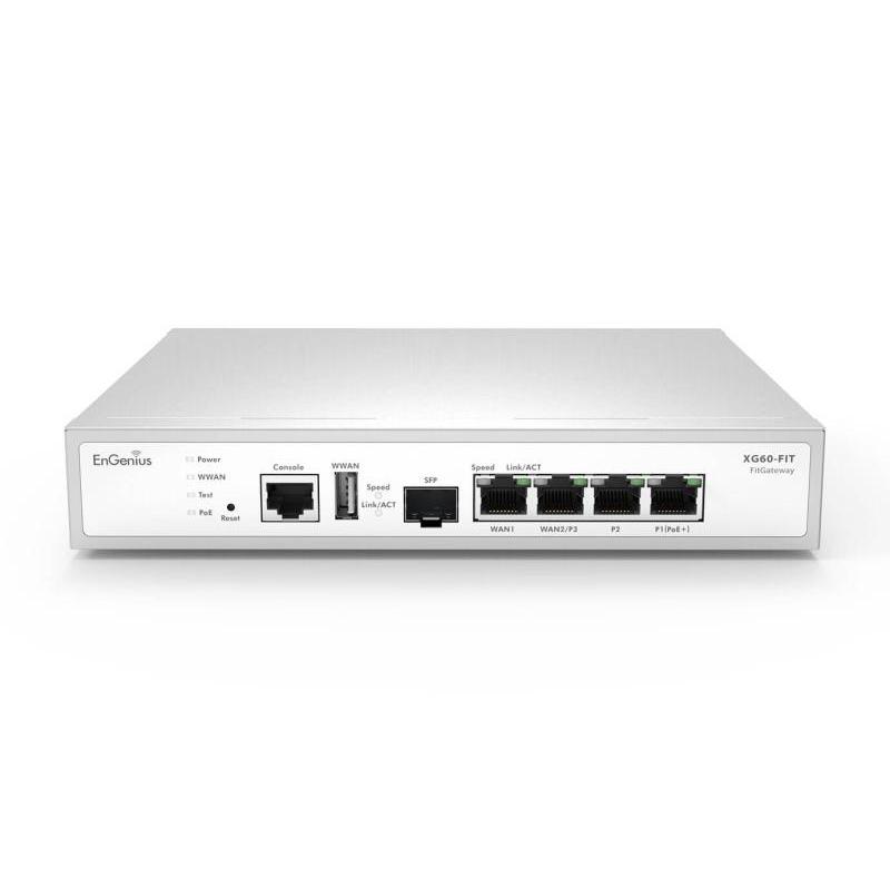 EnGenius Managed Desktop 5-port gateway Gateway with 1 x PoE+