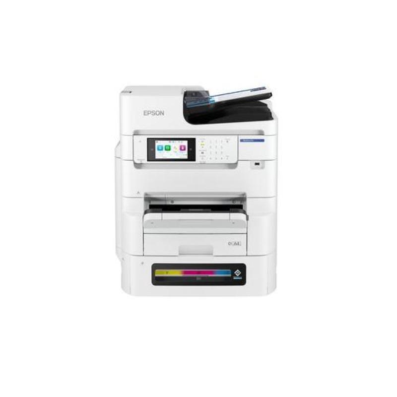 EPSON WF-Pro EM-C8101RDWF A3 RIPS COLOUR INKJET MFP, Tehnologie PrecisionCore™, Format A3, Functii: Print, Scan, Copy, Fax, FPO: 5.5 sec., Viteza printare: 35ppm mono si color, Duplex, Rezolutie: 4.800 x 1.200 DPI, Volum recomandat: 2.000-10.000, Max: 75.