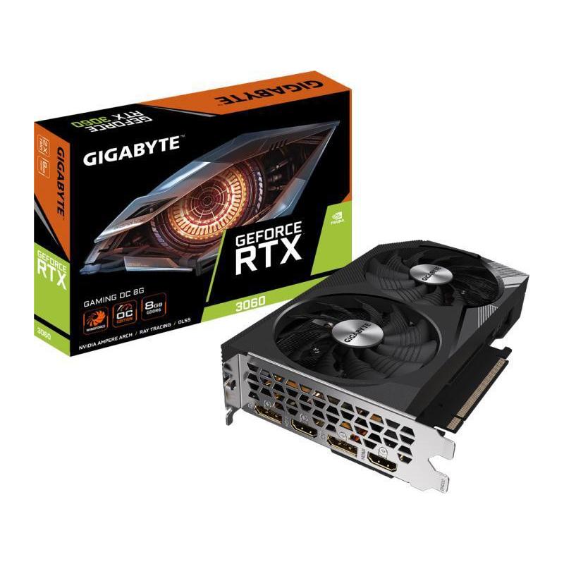 Placa video GIGABYTE GeForce RTX 3060 GAMING OC 8GB GDDR6 128-bit