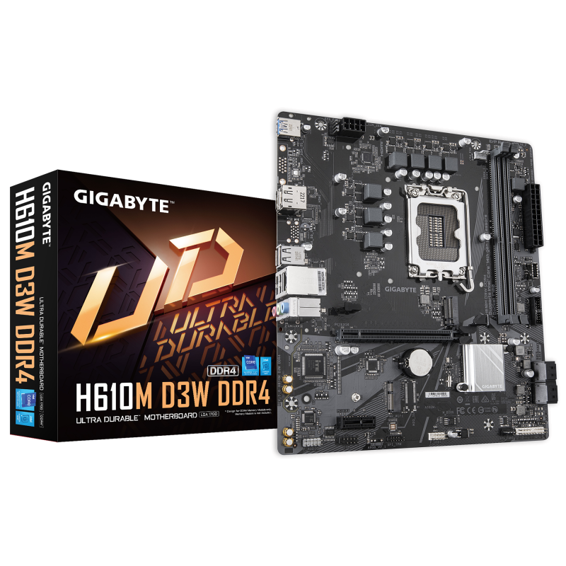 Placa de bază Gigabyte H610M D3W DDR4 LGA1700