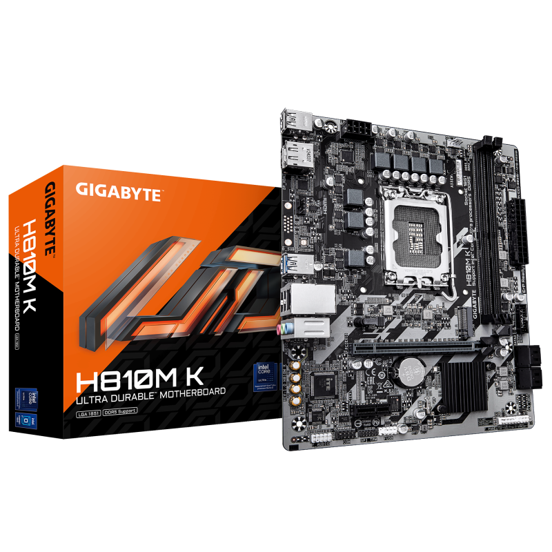 Placa de bază Gigabyte H810M K LGA1851