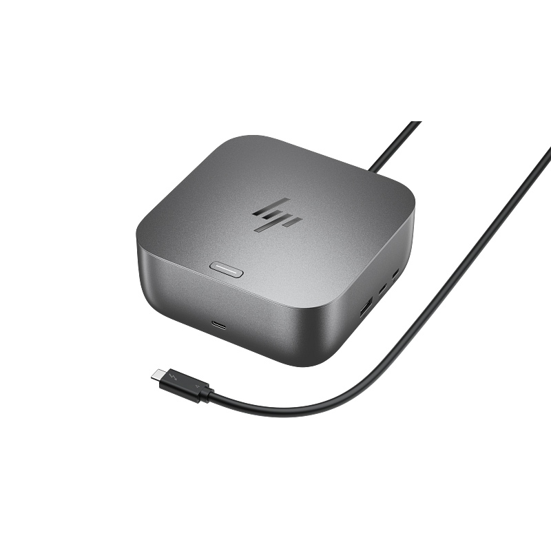 HP Dock Thunderbolt 4 G6 100W, Dimensiuni: 12.1 x 12.1 x 4.95 cm, Greutate: 0.74Kg, 3yw