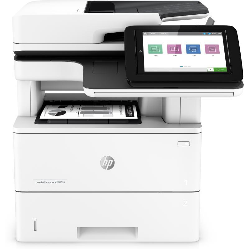HP LaserJet Enterprise MFP M528dn. Print technology: Laser, Printing: Mono printing, Maximum resolution: 1200 x 1200 DPI. Copying: Colour copying, Maximum copy resolution: 600 x 600 DPI. Scanning: Colour scanning, Optical scanning resolution: 600 x 600 DP