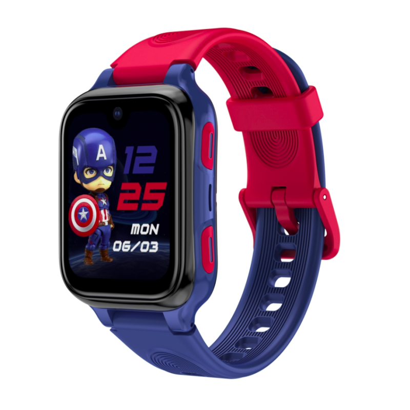 LAGENIO Smartwatch pentru copii K9 , Premium 4G cu Functie Telefon & AI, Slim, Localizare GPS, Control Parental, Buton SOS, Albastru