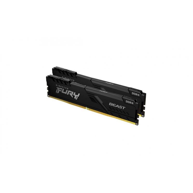 Memorie RAM Kingston DDR4 64GB 3600Mhz CL18 1.35V Dual Channel Kit Fury Beast Black XMP
