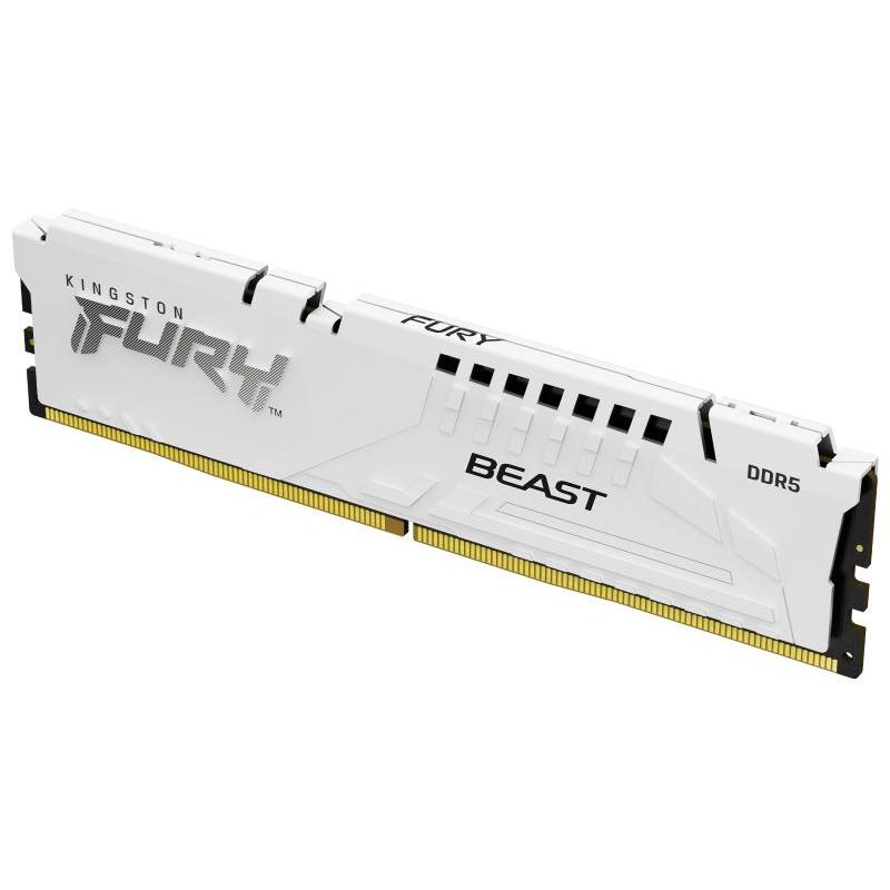 Memorie RAM Kingston DDR5 16GB 6000Mhz CL36 1.45 V Fury Beast White EXPO
