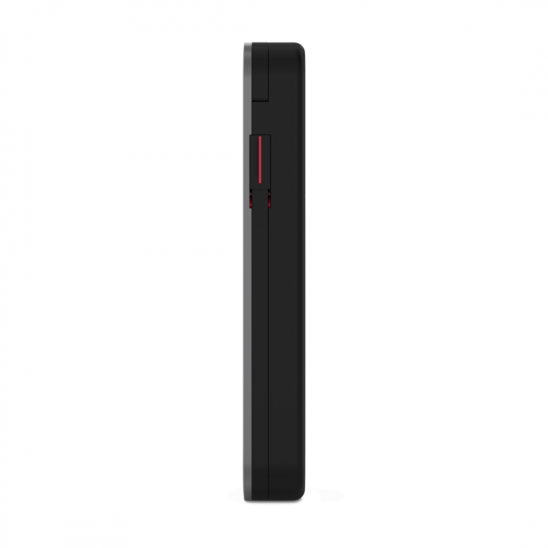 Lenovo Go USB-C Laptop Power Bank, 20,000mAh capacity, 65W max. output, Dual USB-C connection, 1 x USB-C port + 1 x USB-C integrated cable, USB- C charging support power-in and power-out, 1 x USB-A fast charging up to 18W, Fast charge with any USB-C adapt