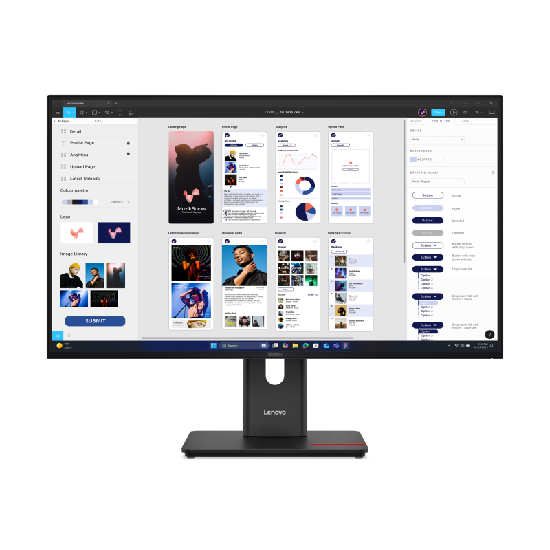 Lenovo ThinkVision T32UD-40. Display diagonal: 80 cm (31.5