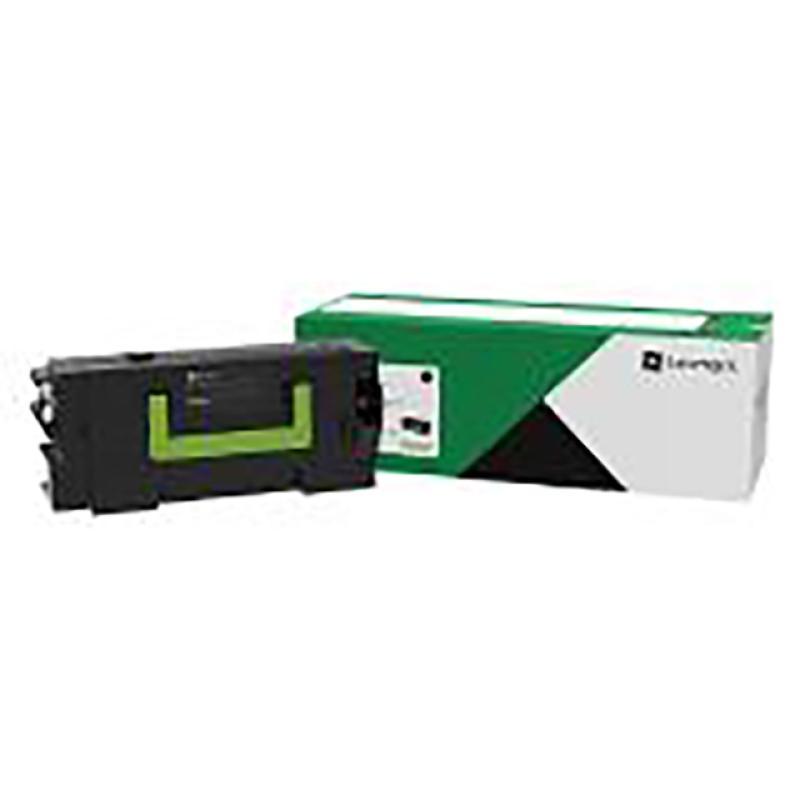 Lexmark 58D2U00. Black toner page yield: 55000 pages, Printing colours: Black, Quantity per pack: 1 pc(s)