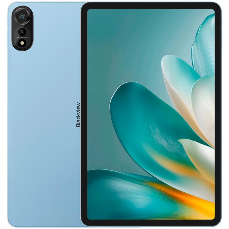 Blackview MEGA 2 WiFi 12-inch FHD 1200x2000 90Hz 12GB+256GB Allwinner A733 Octa-core 2.2GHz Cam Front 8MP Rear 16MP 9000mAh NO Charging Netflix HD TUV Rheiland Android 15 Ice Blue