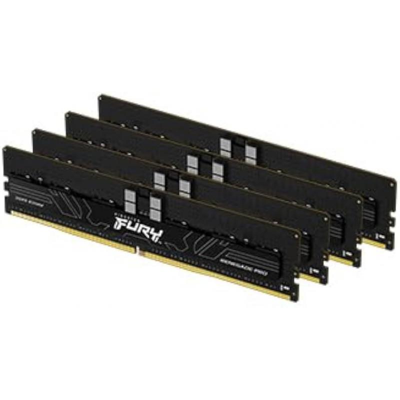 Memorie RAM Kingston DDR5 128GB 5600Mhz CL28 1.35V Quad Channel Kit Fury Rengade Pro Black EXPO