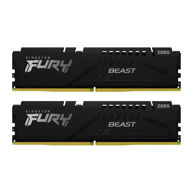 Memorie RAM Kingston 16GB DDR5 6000MHz CL30 Dual Channel Kit FURY Beast