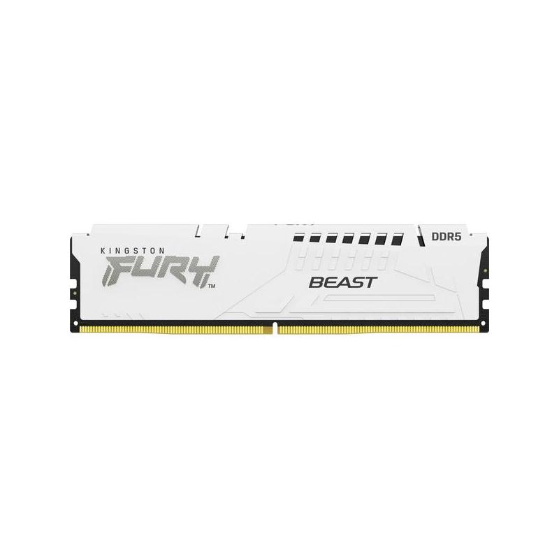 Memorie RAM Kingston DDR5 16GB 6000Mhz CL30 1.4V Fury Beast White EXPO